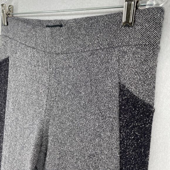 EILEEN FISHER Pants S Organic Cotton Stretch Pull On Speckle Tweed Legging Gray - Picture 4 of 16